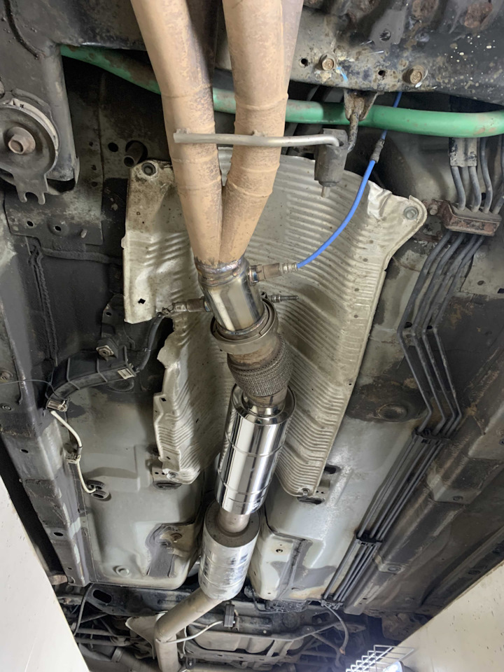 Резонатор прямоточный 350х120 — d76 на Honda Accord (7G), Honda Accord ...