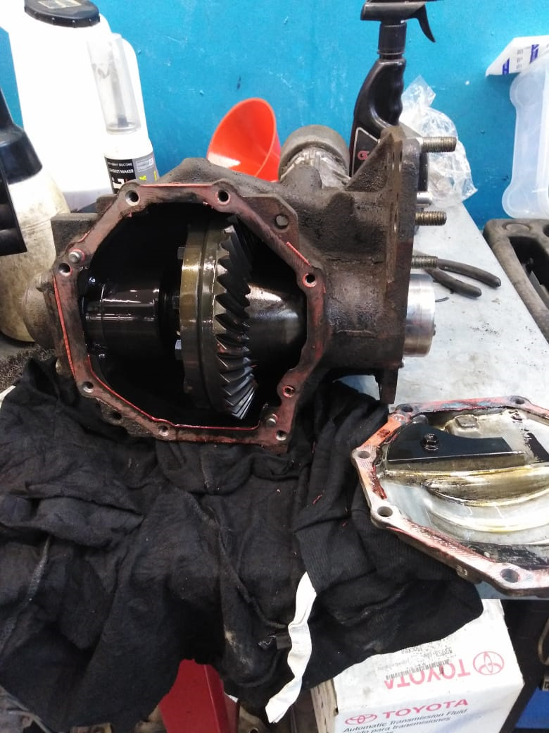 Замена сальников на раздатке Lexus RX 330 (фото) — Lexus RX (2G), 3,3 л ...