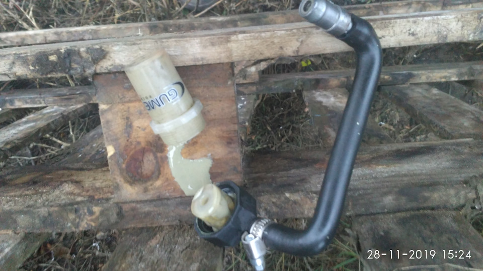 Масло и газы из трубки щупа — Great Wall Safe, 2,2 л, 2006 года ...