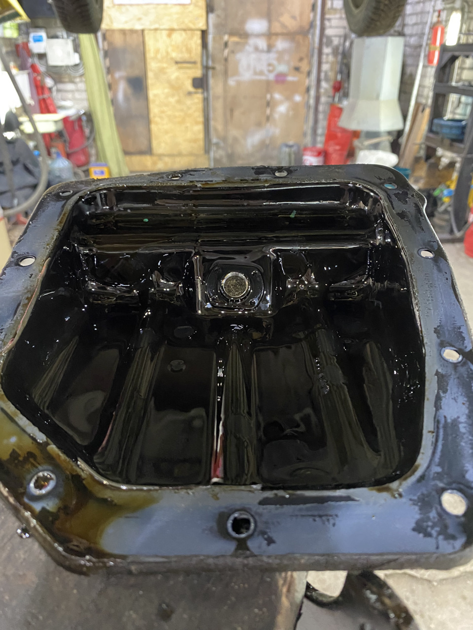 Замена герметика на поддоне двигателя. — KIA Rio (3G), 1,6 л, 2015 года ...