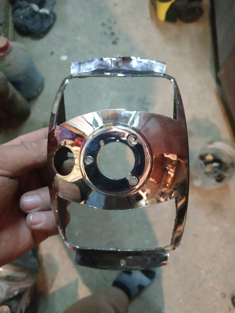 Птф на фару Киржач 2110 — Lada 21104, 1,6 л, 2006 года | своими руками ...