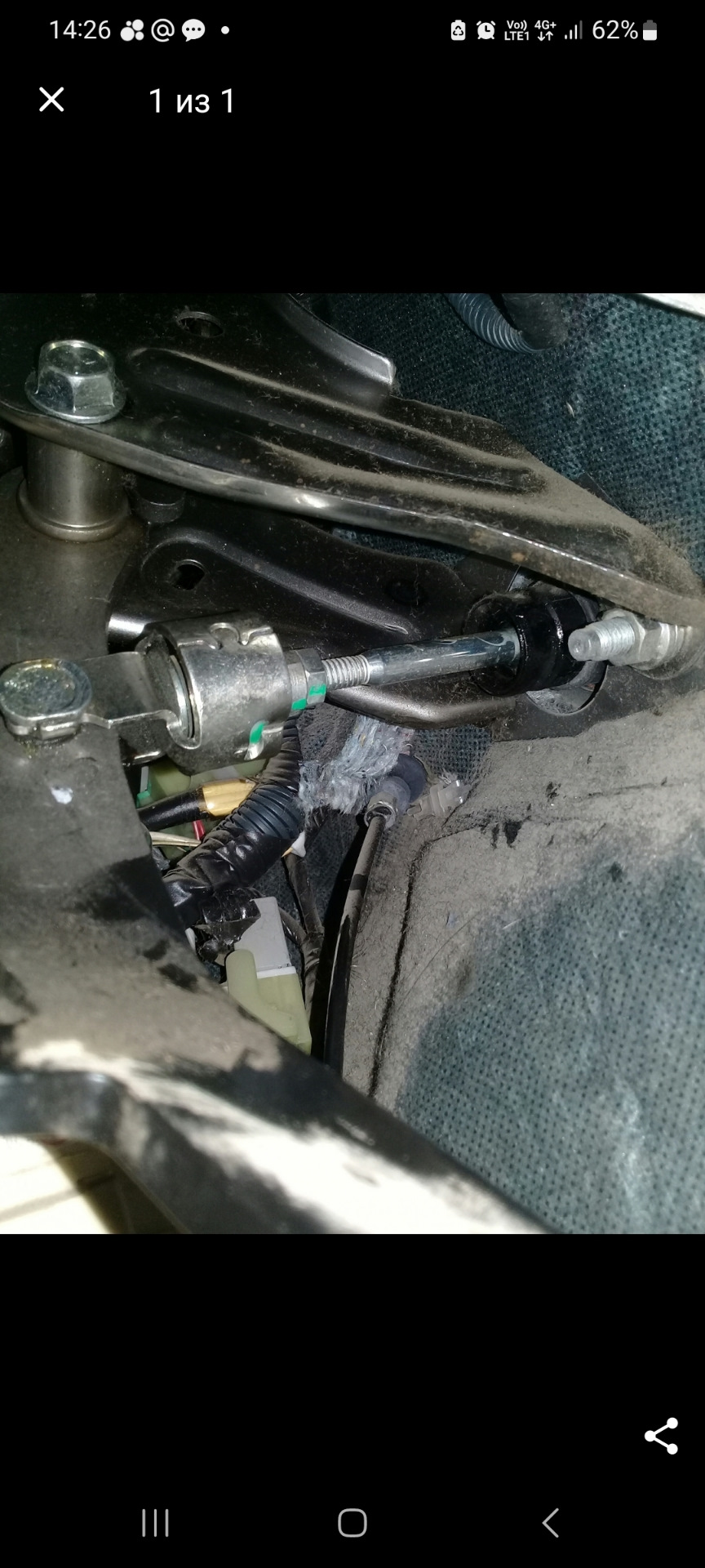 Регулировка штока сцепления — Toyota Corolla (140/150), 1,6 л, 2011 ...