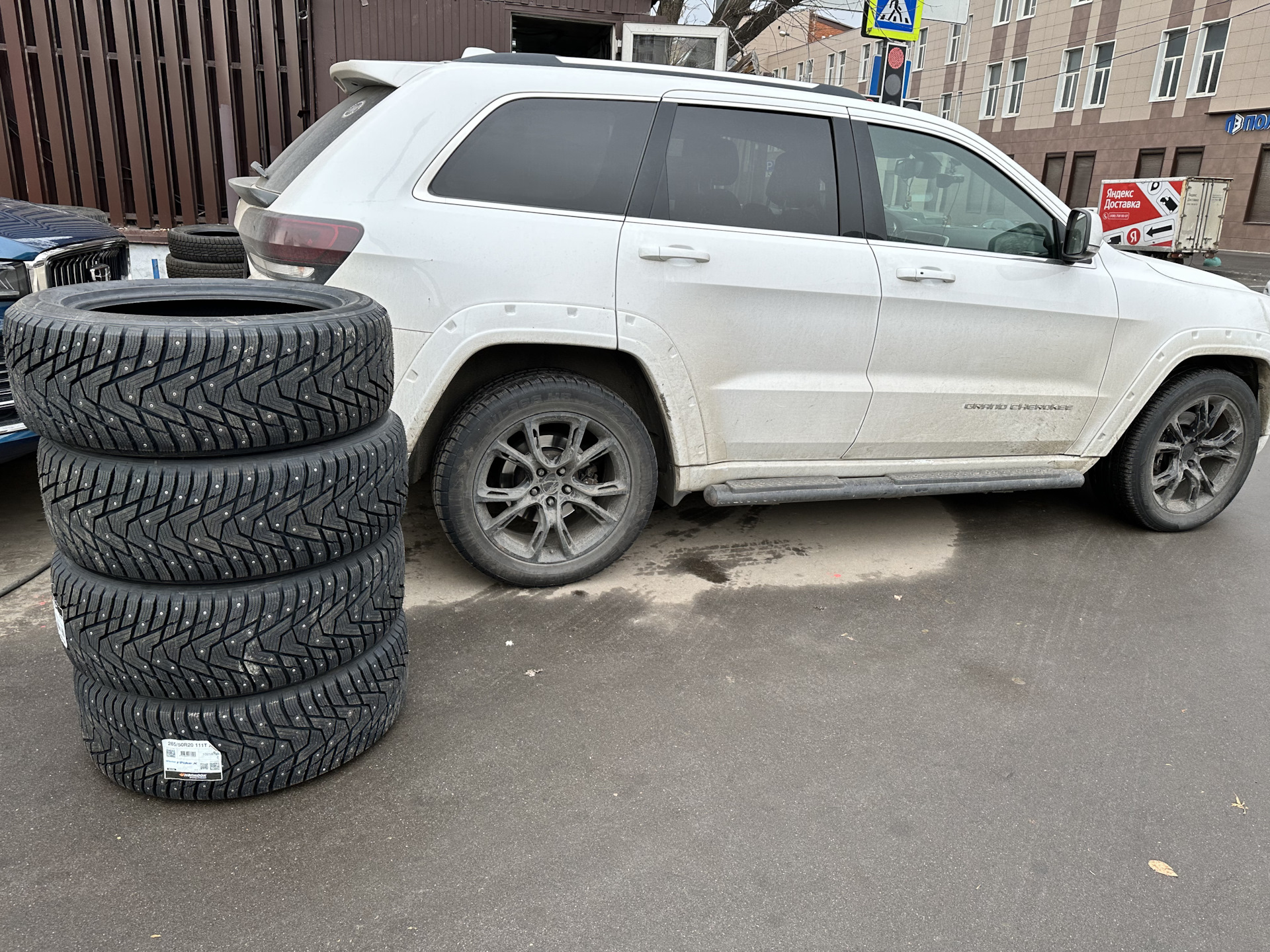 Hankook — Jeep Grand Cherokee (WK2), 3 л, 2016 года | шины | DRIVE2