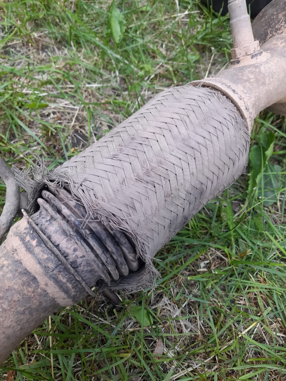 Прогорела гофра глушителя — Ford Focus II Hatchback, 1,6 л, 2005 года ...