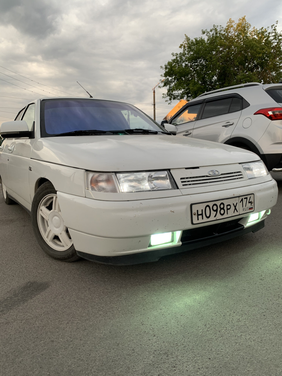 Чёрная глянцевая пленка 💣 — Lada 21124, 1,6 л, 2007 года | аксессуары |  DRIVE2