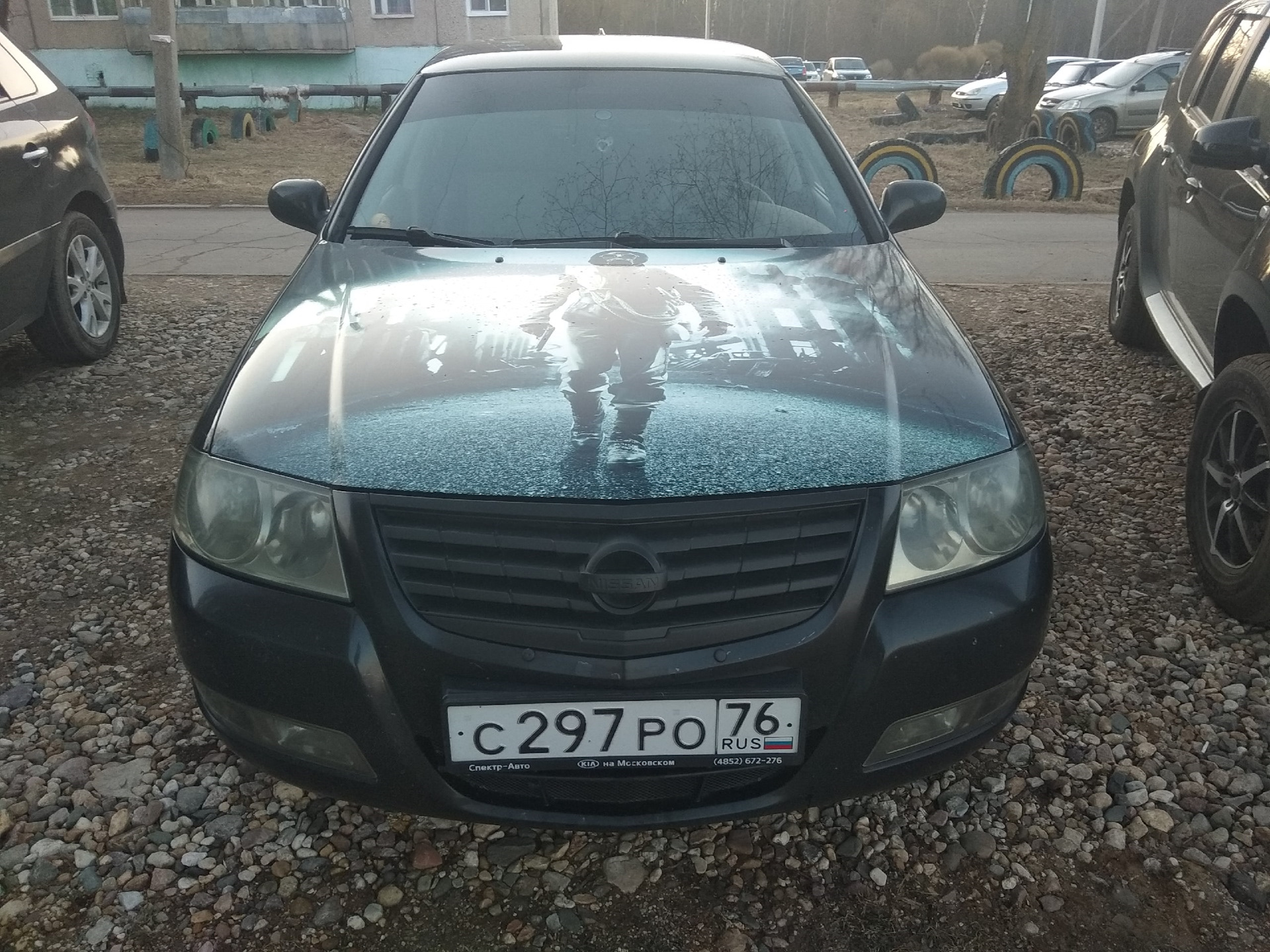 Избавляемся от хрома! Да будет все черное! Almera B10 — Nissan Almera  Classic (B10), 1,6 л, 2007 года | тюнинг | DRIVE2