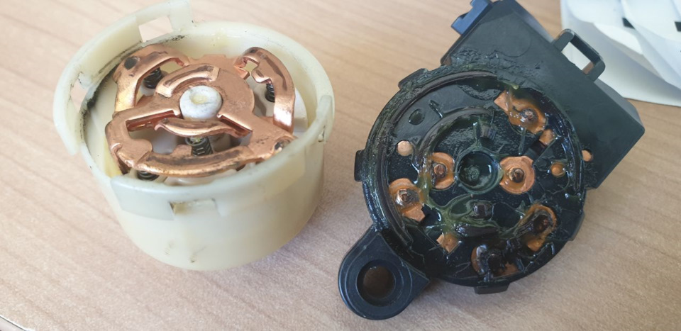 не крутит стартер Galant 9 (проблема в контактной группе замка ...