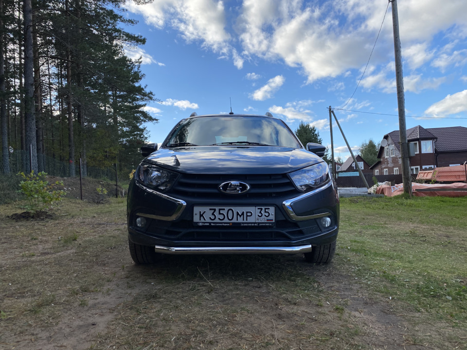 Защита бамперов — Lada Гранта Универсал, 1,6 л, 2020 года | тюнинг | DRIVE2