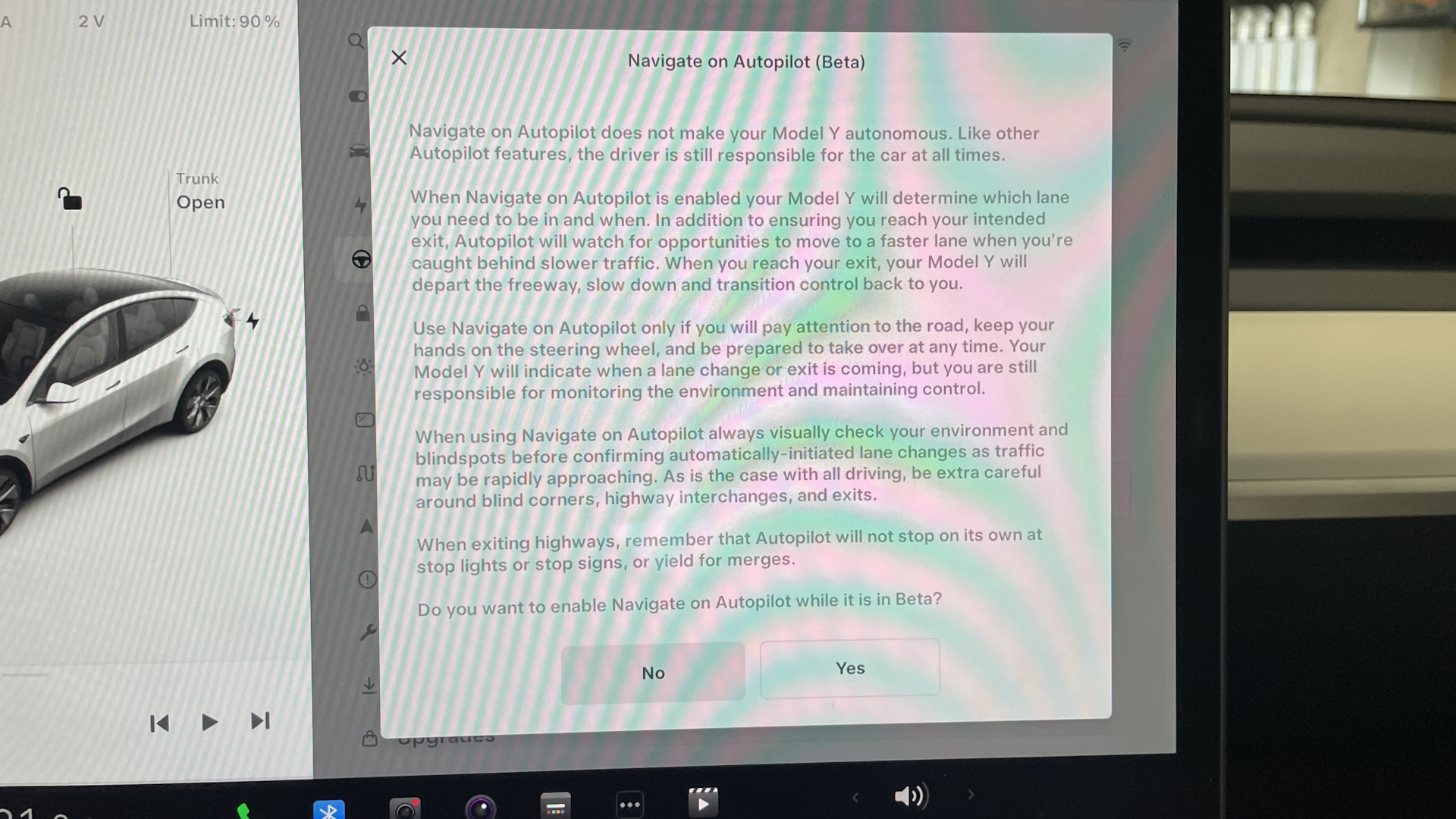 Enhanced Autopilot — Tesla Model Y, 2022 года путешествие DRIVE2