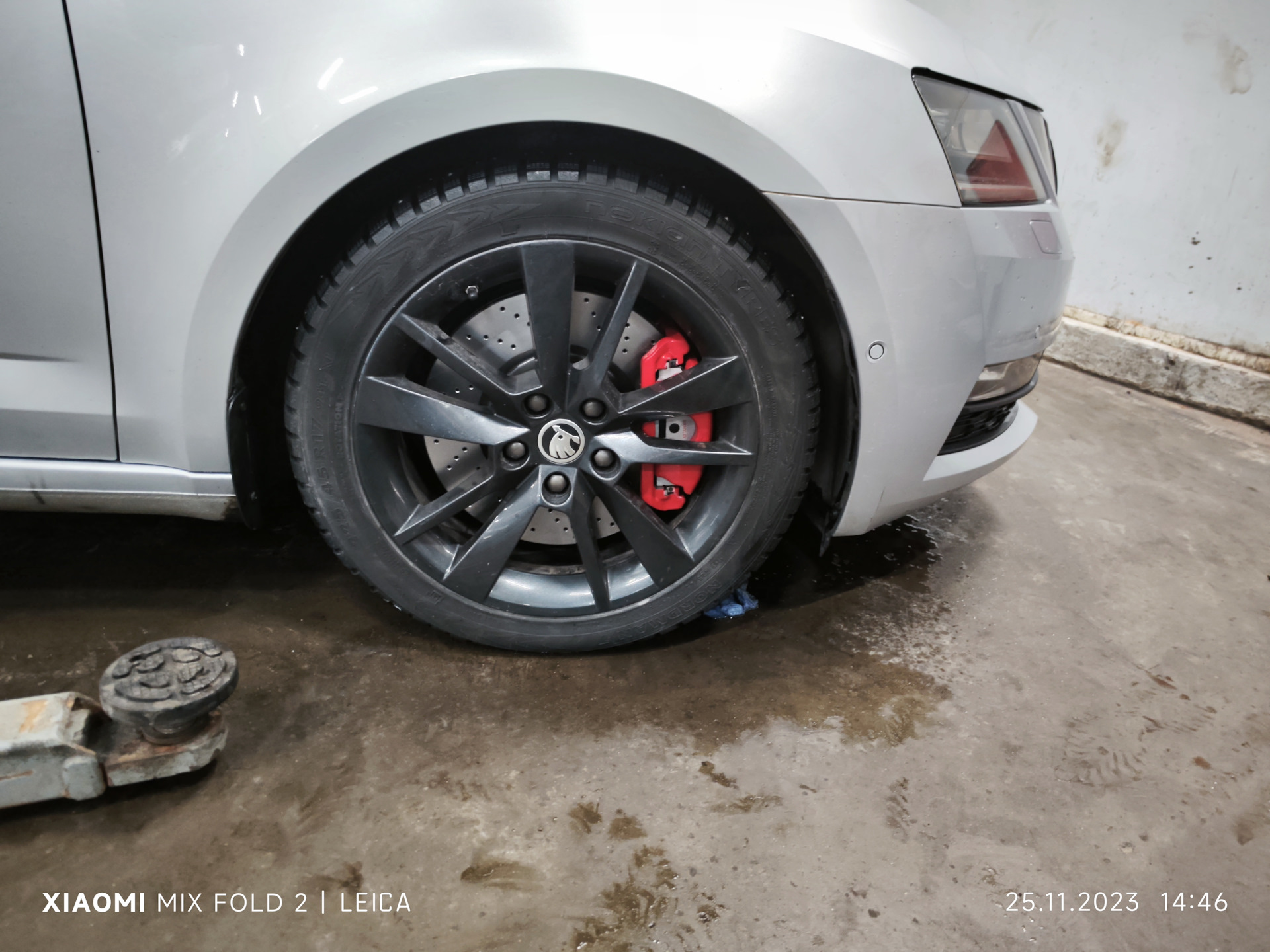 Тормоза 340 — Skoda Octavia A7 Mk3, 1,8 л, 2019 года | визит на сервис ...