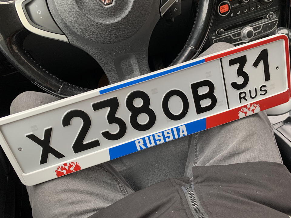 Интересная рамка — Renault Koleos (1G), 2,5 л, 2011 года | аксессуары ...