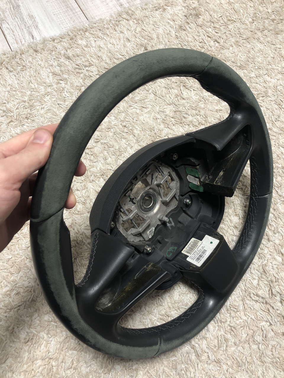 Восстановление кожи на руле — Peugeot 508 (1G), 1,6 л, 2012 года ...