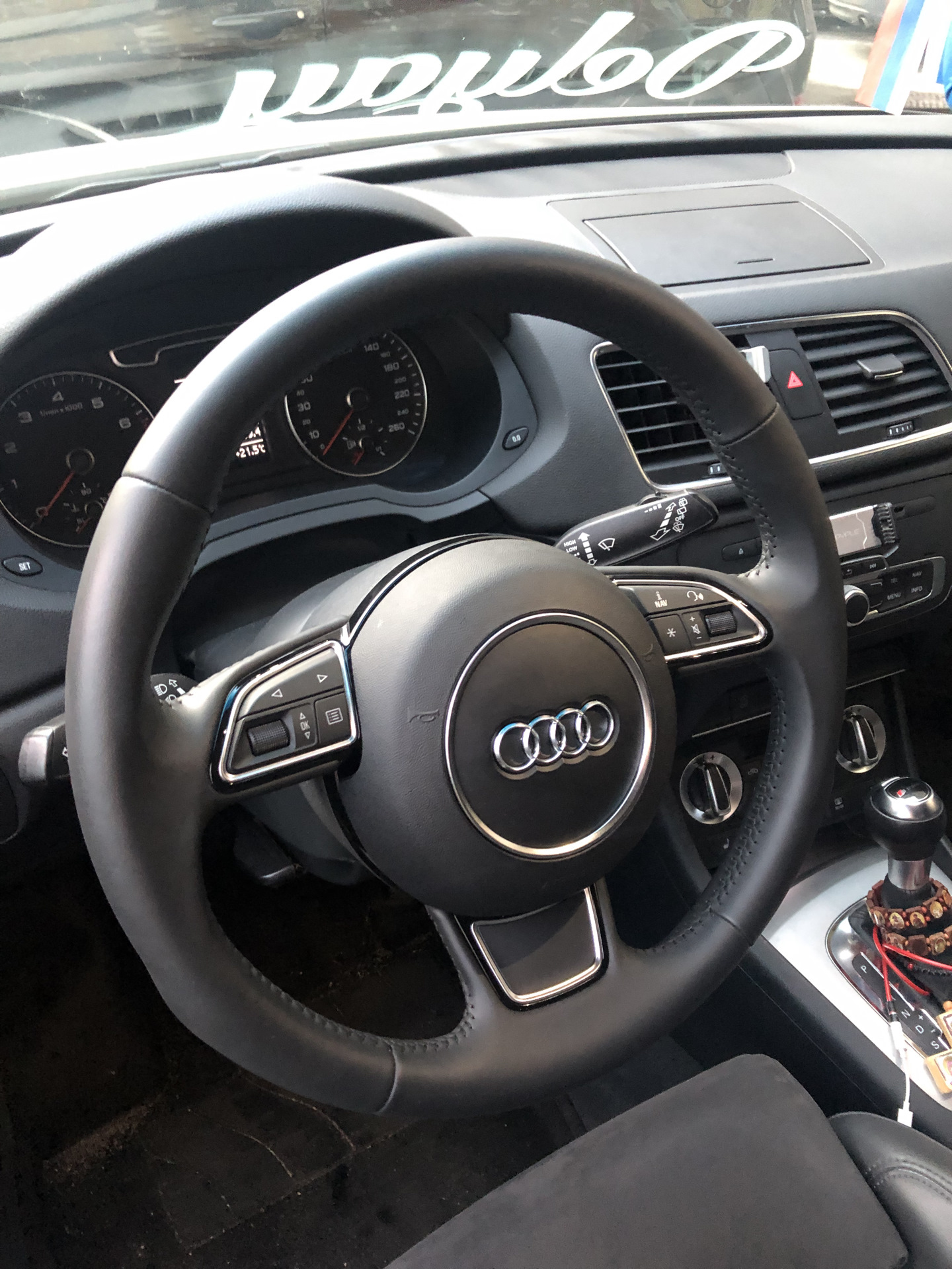 Замена руля-вот теперь хорошо! - Audi Q3 (1G), 2 л, 2012 года просто так DRIVE2