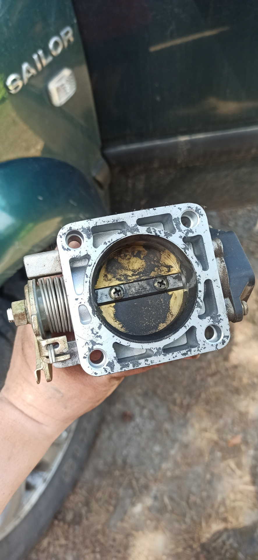 Great Wall Sailor. Плавают обороты на холостых, чистка дроссельной ...