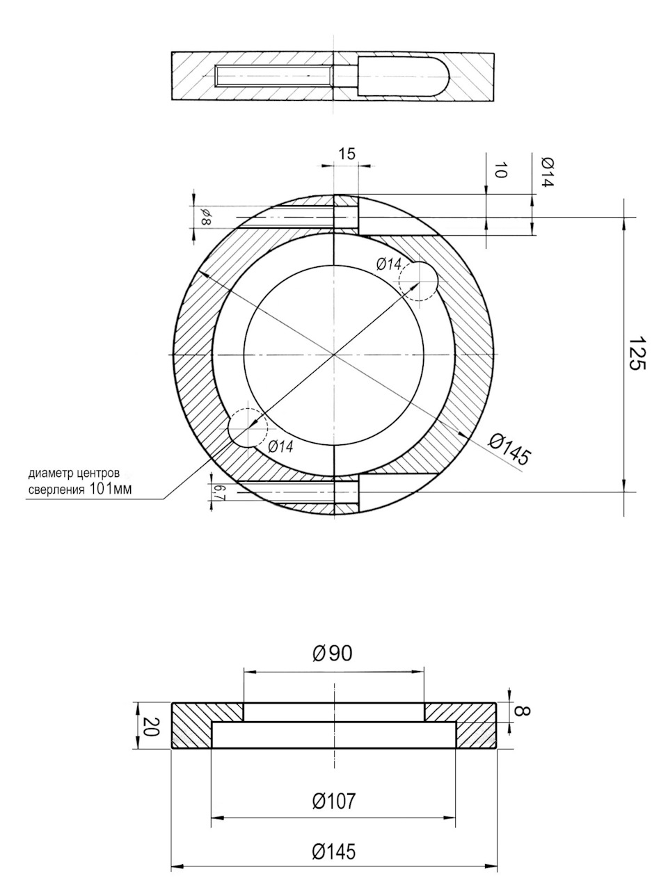 Чертеж vag 3242