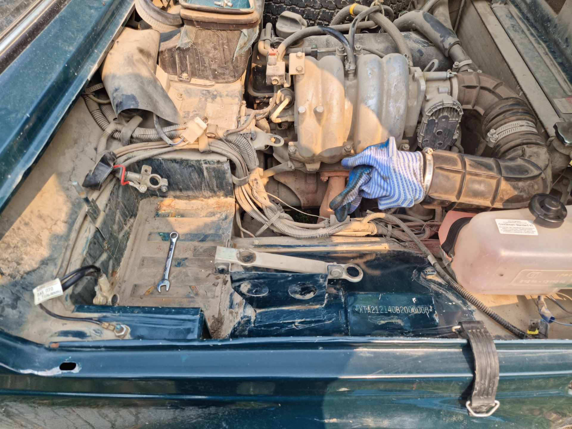 Установка шноркеля своими руками впервые — Lada 4x4 3D, 1,7 л, 2011 ...