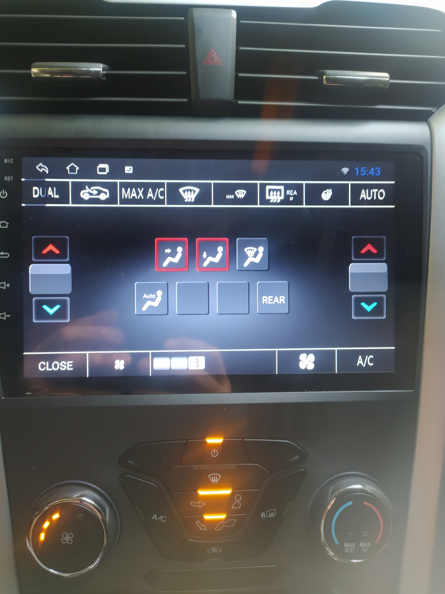 Климат контроль — Ford Fusion (America) (2G), 2,5 л, 2016 года ...