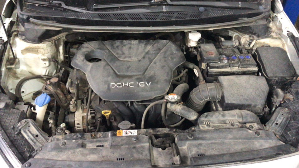 Стучит двигатель 1,6 KIA Ceed. Задиры и следы катализатора ...