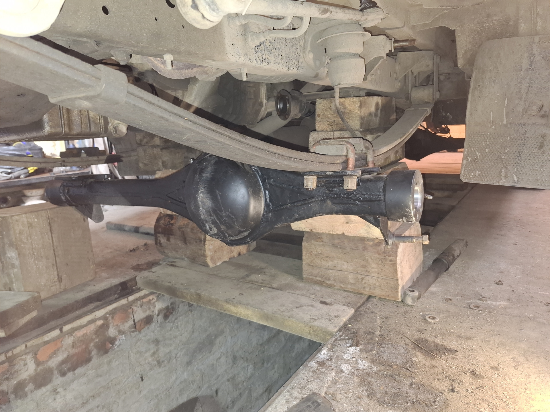 Установка Гибридного моста — ГАЗ Соболь 4х4, 2,5 л, 2007 года ...