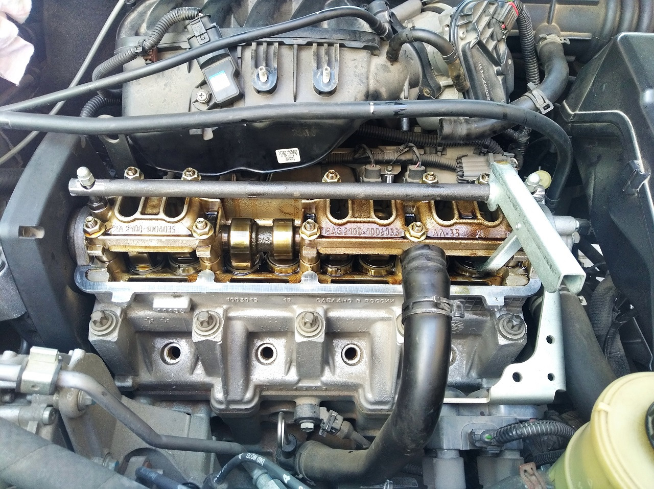 Регулировка клапанов на 11189 — Lada Ларгус, 1,6 л, 2019 года ...
