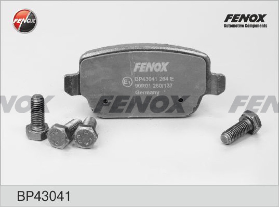 BP43041 Колодки тормозные дисковые FENOX | Запчасти на DRIVE2