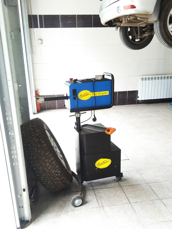 Расточка тормозного диска — Hyundai Elantra (3G), 1,6 л, 2004 года ...