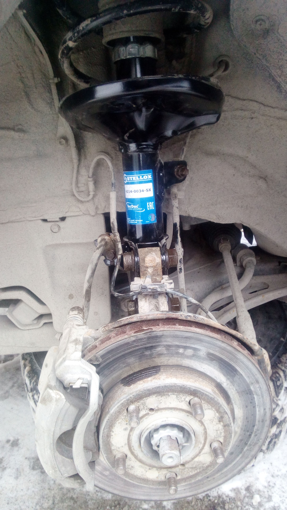 Ремонт передней подвески - Toyota Harrier (1G), 2,2 л, 1999 года своими руками D