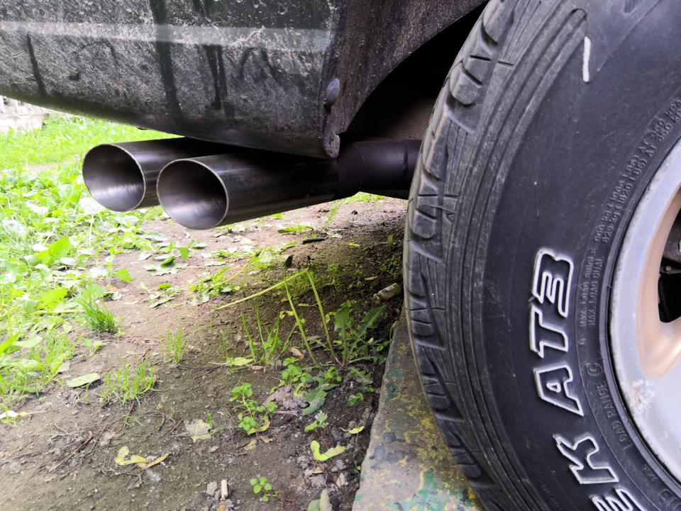 Выхлопная система из нержавейки — Jeep Grand Cherokee (ZJ), 5,2 л, 1994 ...