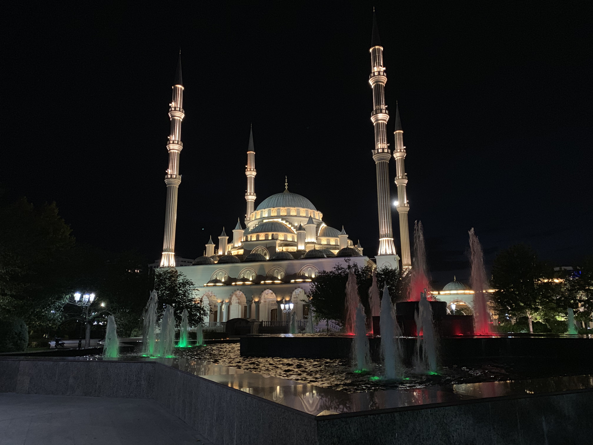 мечети ночью фото