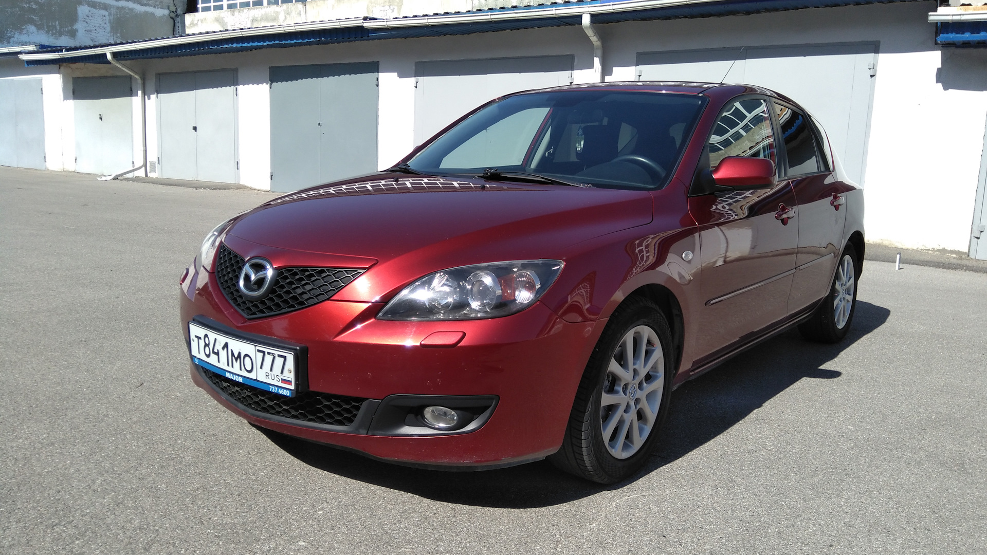 Mazda 3 (1G) BK 1.6 бензиновый 2008 | Спелая вишня на DRIVE2