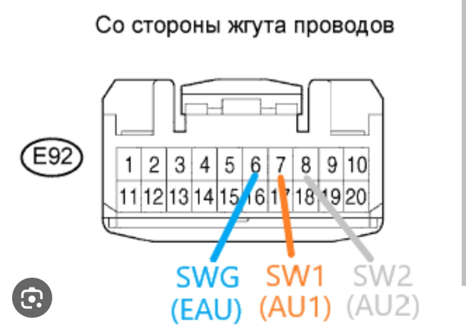 Схема мультируля toyota