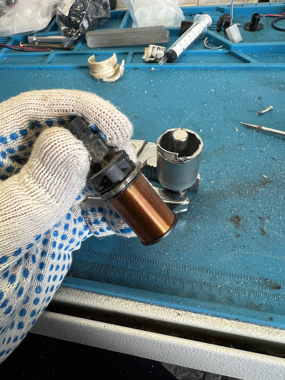 Клапан маслонасоса ОМ651 — Mercedes-Benz GLK-Class (X204), 2,1 л, 2013 ...