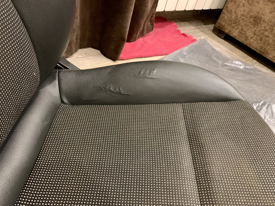 Замена обивки сиденья водителя. — Opel Astra H GTC, 1,8 л, 2008 года ...