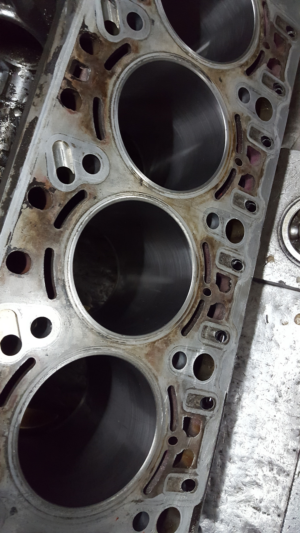 Гильзовка блока — Porsche Cayenne (1G) 955/957, 4,5 л, 2005 года ...