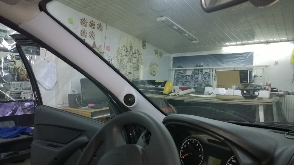 Короб "стелс" + фронт в Лада Гранта Часть 1 — Lada Гранта, 1,6 л, 2013 ...