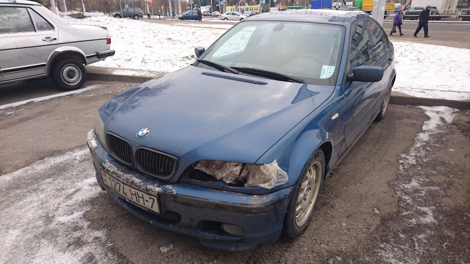 в таком виде я 2 дня ездил))) — BMW 3 series (E46)