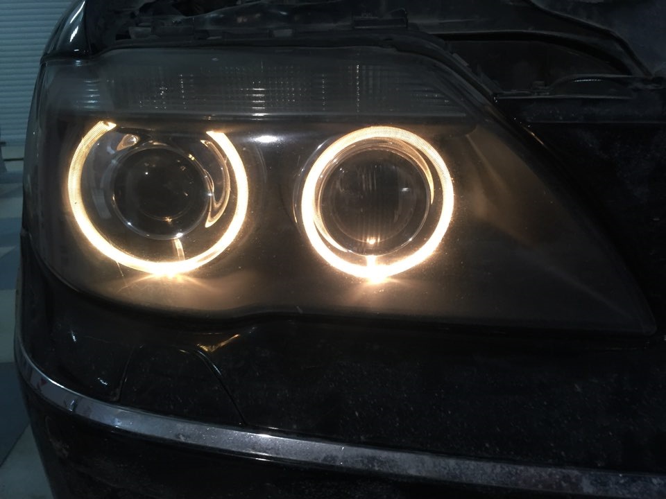 Реставрация фары часть2 — BMW 7 series (E65/E66), 4 л, 2006 года ...