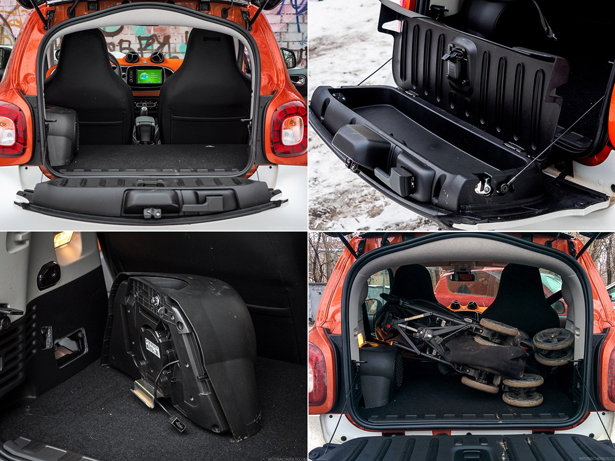 Как снять боковины багажника на smart fortwo
