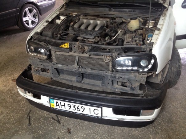 Немного ремонта (новая губа, свечи, подтяжка ремня гид. руля, работа с ...