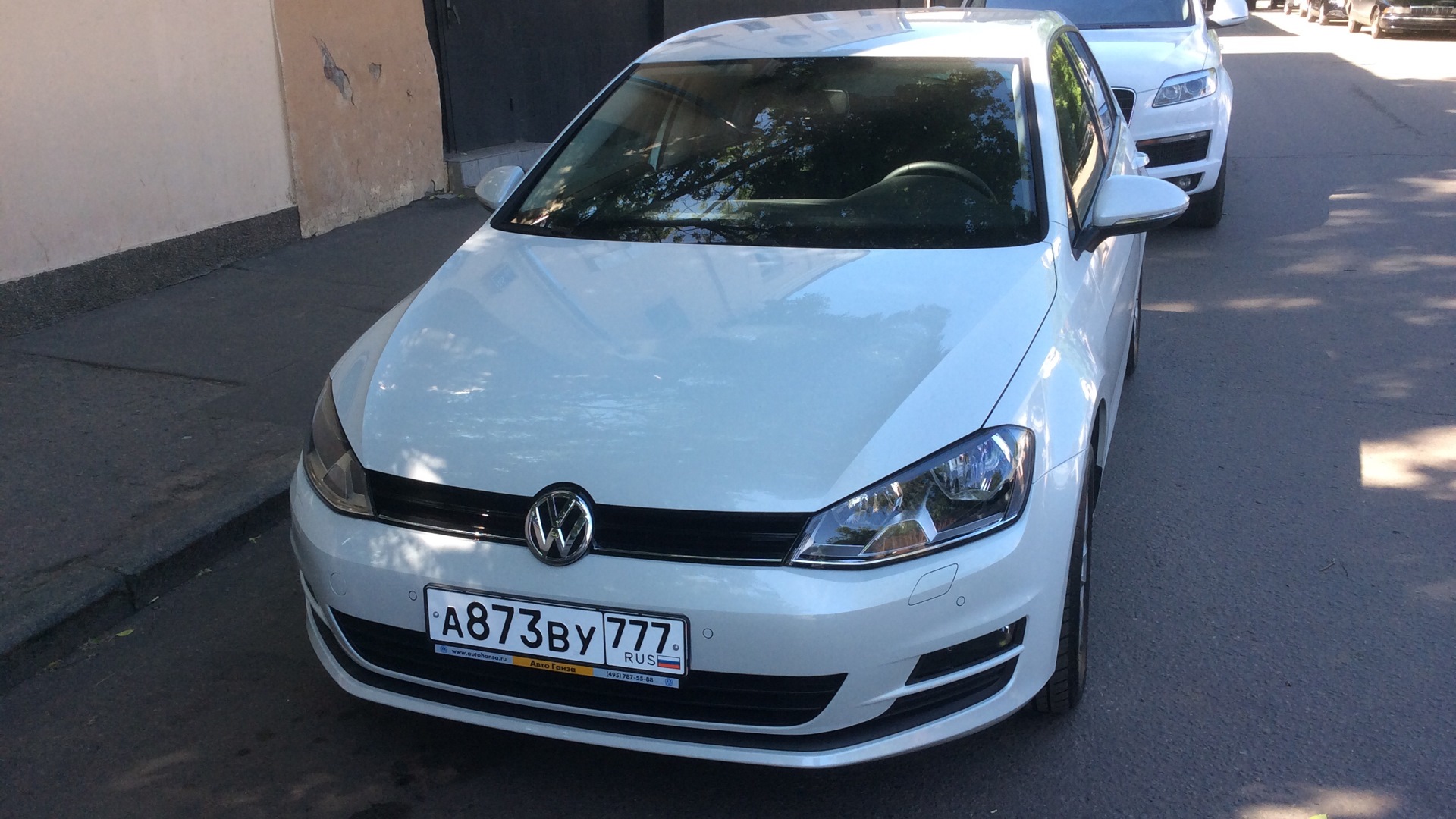 Volkswagen Golf Mk7 1.4 бензиновый 2013 | Белый перламутр на DRIVE2