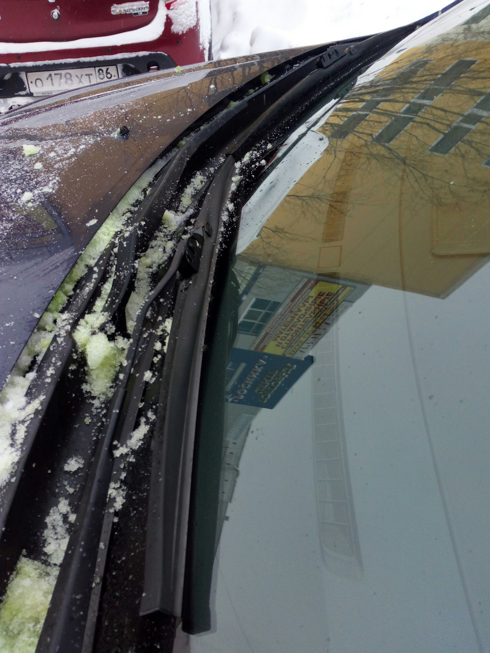 Зимние дворники — Mitsubishi ASX, 1,6 л, 2011 года | расходники | DRIVE2