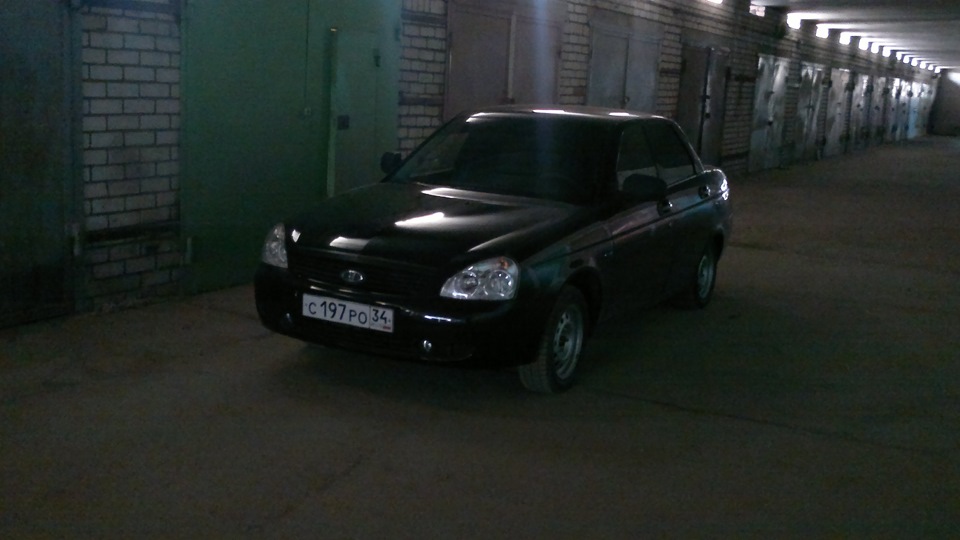 дублирующая кнопка багажника. — Lada Приора седан, 1,6 л, 2010 года ...