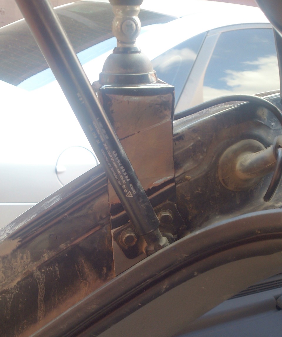 Крепёж Си-Би антенны(окончание) — Chevrolet Lacetti SW, 1,6 л, 2012 ...