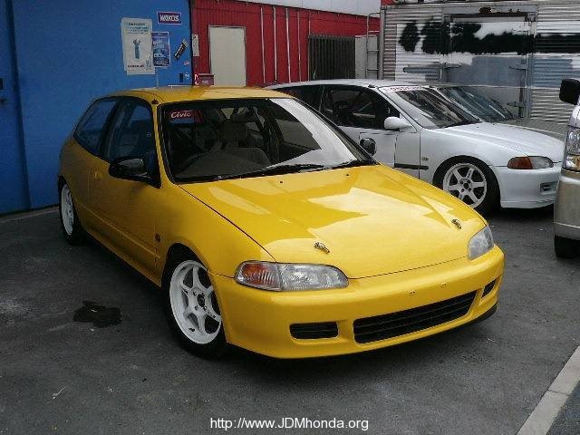 Yellow Eg6 Civic Sir Ii Drive2