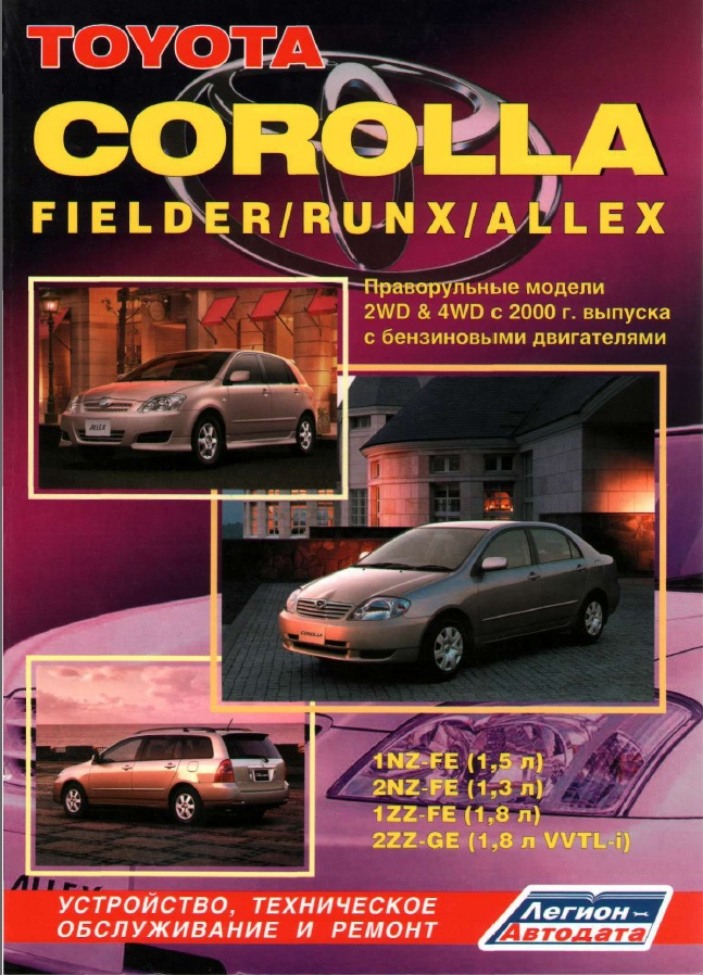 Замена катализатора Toyota Corolla Fielder 1.5