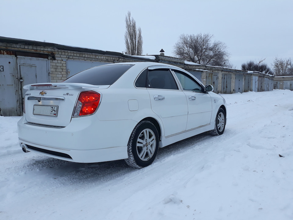 Lacetti Optra 2008 Tuning белая