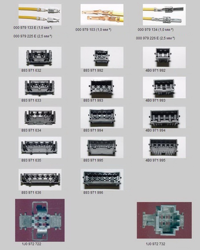 Сайт пинов. Пины разъемов VAG силовые. Распиновка автомобильных разъемов. Контакты разъемов пины для разъемов ваг. Пины коннекторы разъёмов VAG.