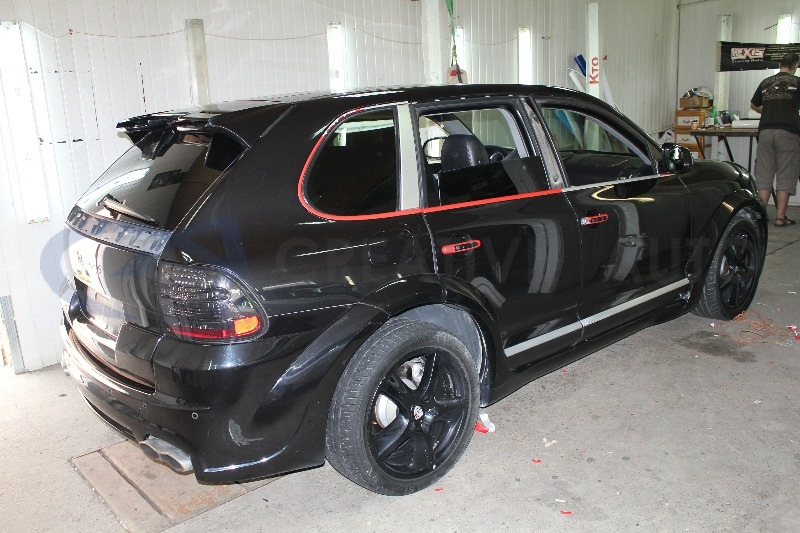 Пленку на Кай клеили в Ростове контора Creativ Auto — Porsche Cayenne (1G) 955/957, 4,3 л, 2004