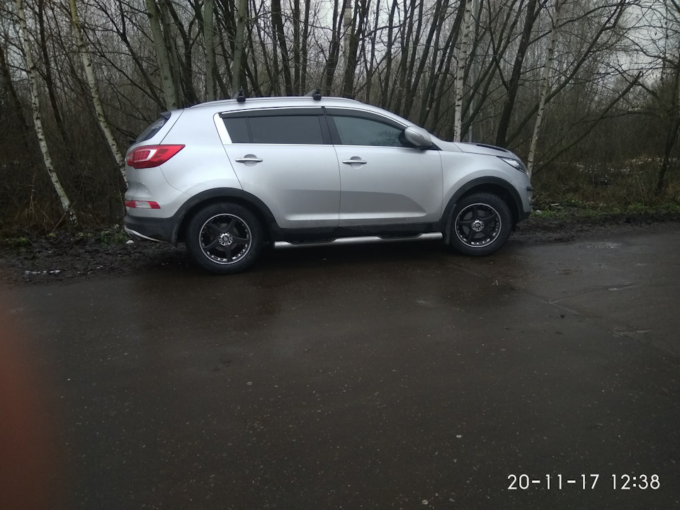 Зимняя резина и впечатление о 5w20 — KIA Sportage (3G), 2 л, 2011 года ...