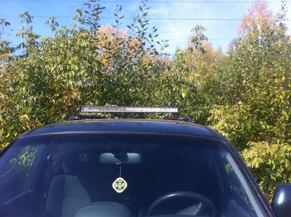 Люстра на крышу или Led Ligth Bar — Mitsubishi Pajero Sport (1G), 3 л ...